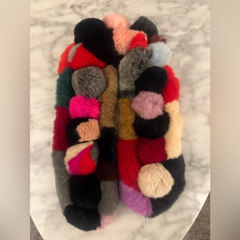 Adrienne Landau fur scarf